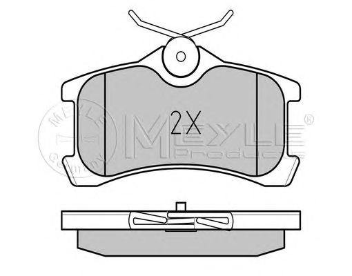 set placute frana,frana disc TOYOTA AVENSIS 01-03