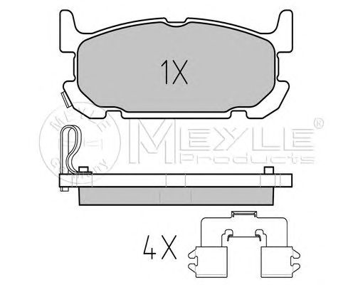 set placute frana,frana disc MAZDA MX-5 II 98-05 1,8/1,9 SPORT