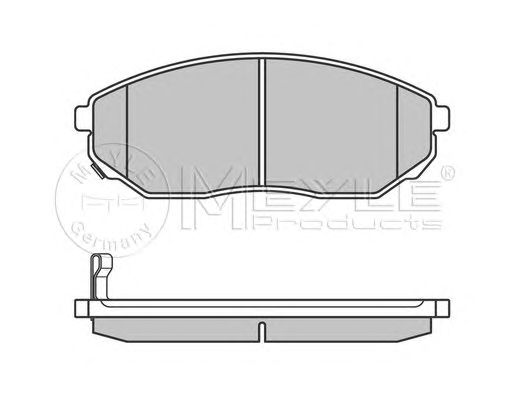 set placute frana,frana disc KIA SORENTO 2,4-3,5 V6 02- MODEL USA 149 X 58,9 X 17,3