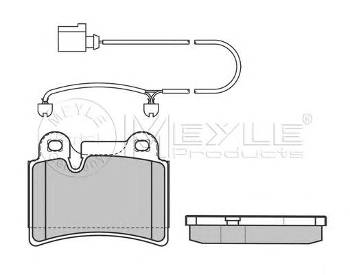 set placute frana,frana disc VW TOUAREG