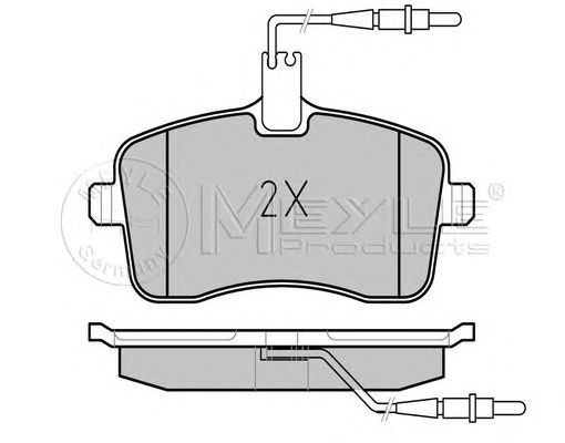 set placute frana,frana disc PEUGEOT 407 04-