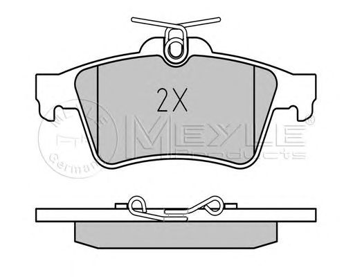 set placute frana,frana disc OPEL SIGNUM/VECTRA 1,6-3,2 03- EPAD 123,2 X 51,9 X 16,7