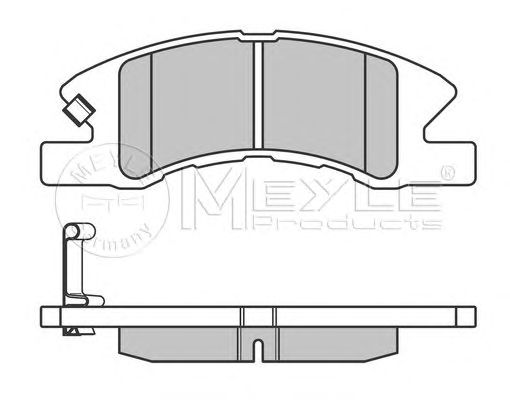 set placute frana,frana disc DAIHATSU CHARADE/CUORE/TREVIS 1,0 03-