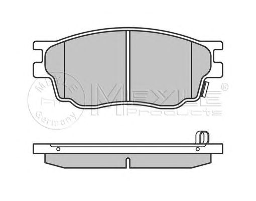 set placute frana,frana disc MAZDA 6 2002- 1,8B