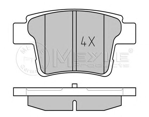 set placute frana,frana disc FORD MONDEO 00-