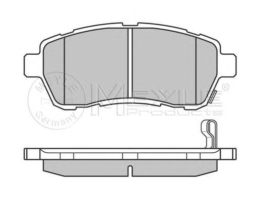 set placute frana,frana disc FORD FIESTA 08-/MAZDA 2/SWIFT 07-/DAIHATSU SIRION/MATERIA 05-