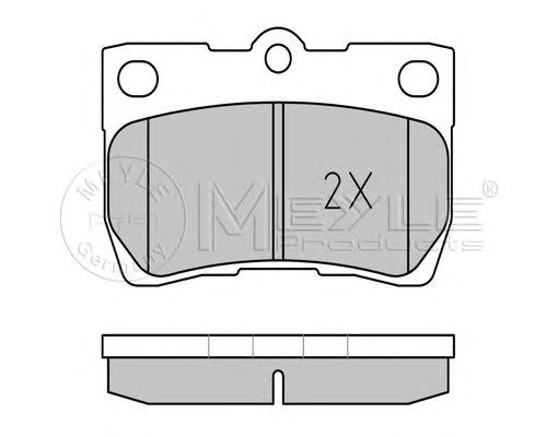 set placute frana,frana disc LEXUS GS 300/430 05-