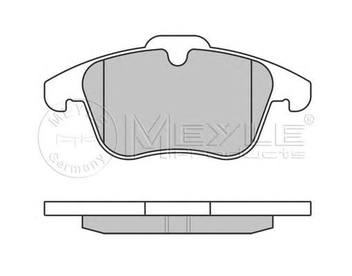 set placute frana,frana disc CITROEN C5 1,6-2,0B/D 08-