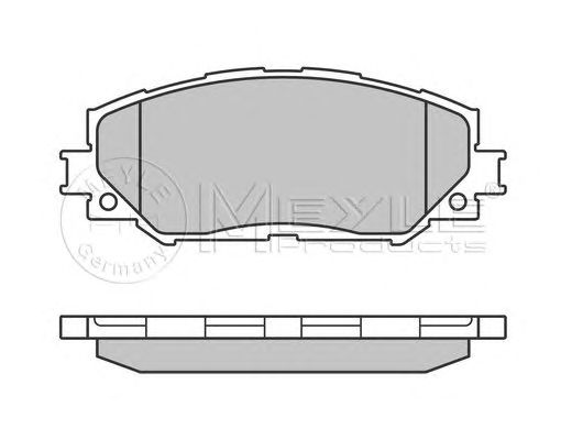 set placute frana,frana disc TOYOTA AURIS