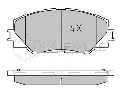 set placute frana,frana disc TOYOTA RAV4 III 2,0B/2,2D 06-