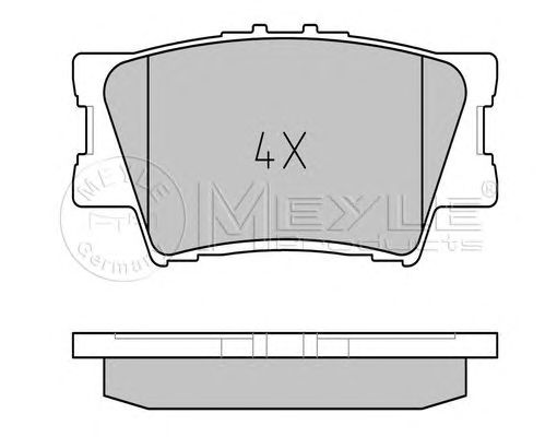 set placute frana,frana disc TOYOTA RAV4 III 2,0/2,2D-4D 06-