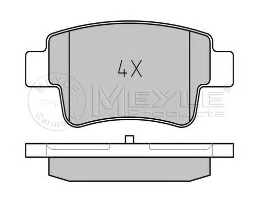 set placute frana,frana disc FIAT GRANDE PUNTO