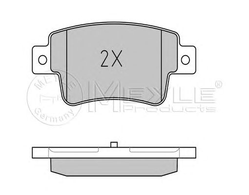 set placute frana,frana disc FIAT GRANDE PUNTO/EVO 05-