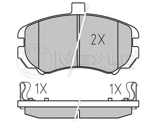 set placute frana,frana disc HYUNDAI ELANTRA 00-