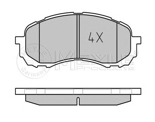 set placute frana,frana disc SUBRAU IMPREZA 00- 1,5-1,6