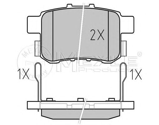 set placute frana,frana disc HONDA ACCORD 08-