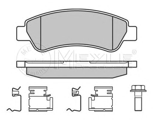 set placute frana,frana disc PEUGEOT BOXER/JUMPER 06- 2,2HDI