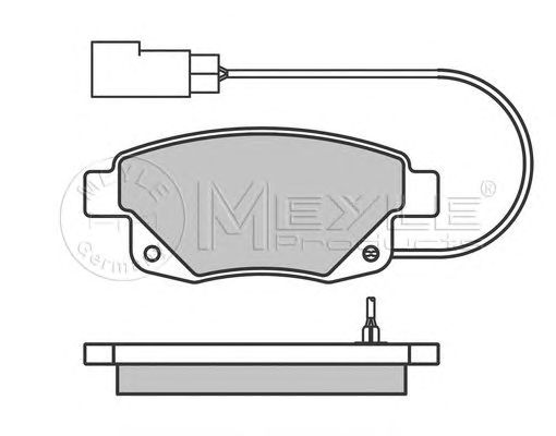 set placute frana,frana disc FORD TRANSIT 06-