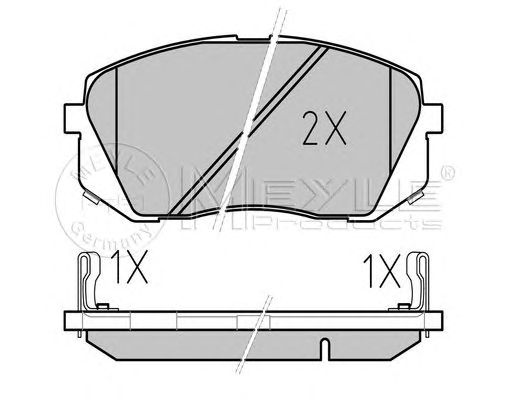 set placute frana,frana disc KIA CARENS/SPORTAGE 1,6-2,0 CRDI 4WD 04- 137,7x60,8x16,6