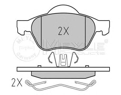 set placute frana,frana disc RENAULT MEGANE/SCENIC 05-