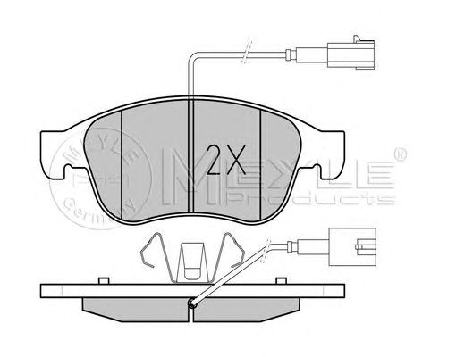 set placute frana,frana disc ALFA GIULIETTA 1,4-1,6 10-