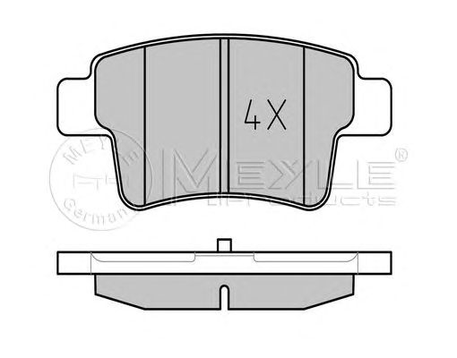 set placute frana,frana disc CITROEN C4 PICASSO 07-