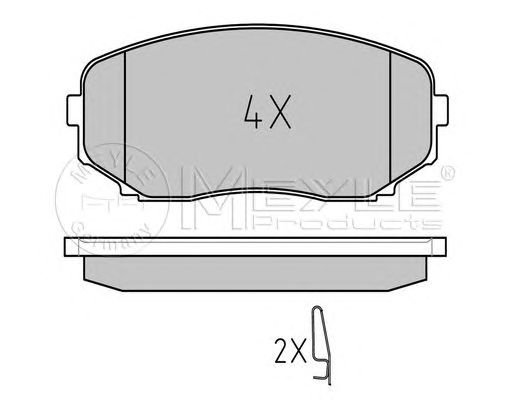 set placute frana,frana disc MAZDA CX-7/CX-9 07-/MPV 06-