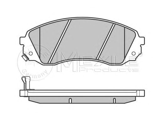 set placute frana,frana disc KIA CARNIVAL 06-