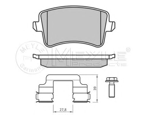 set placute frana,frana disc VW A4/A5 07- /Q5 08-