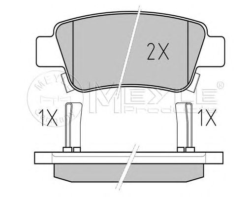 set placute frana,frana disc HONDA CR-V 2,0/2,2CTDI 06-