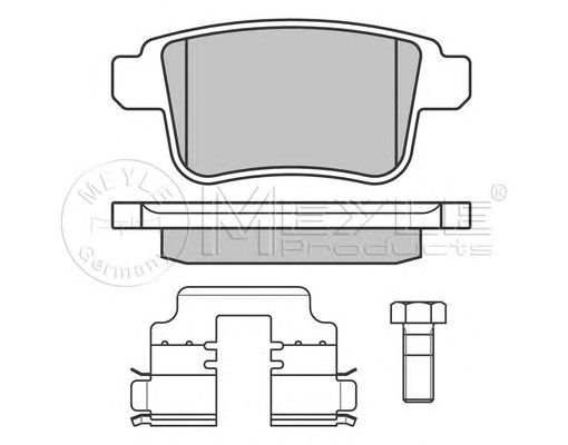 set placute frana,frana disc RENAULT KANGOO 08-/MERCEDES-BENZ CITAN 12-