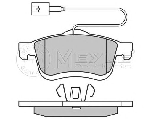 set placute frana,frana disc FIAT DOBLO 10- 305MM/LANCIA DELTA 08-