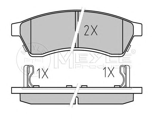 set placute frana,frana disc CHEVROLET EPICA 1.8/2.0/2.5 06-