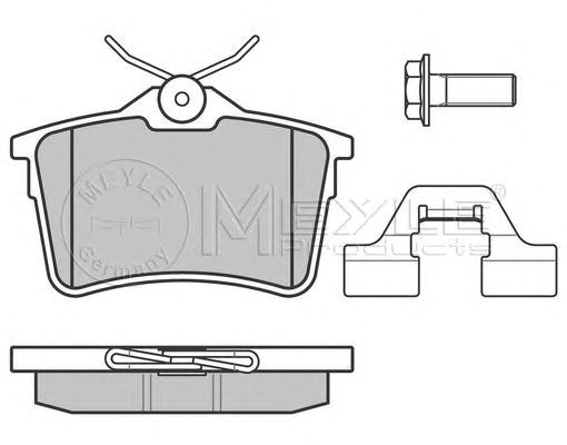 set placute frana,frana disc CITROEN BERLINGO/PARTNER 08-