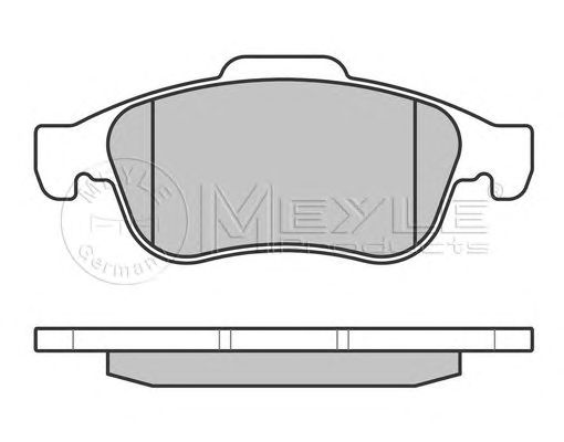 set placute frana,frana disc RENAULT MEGANE