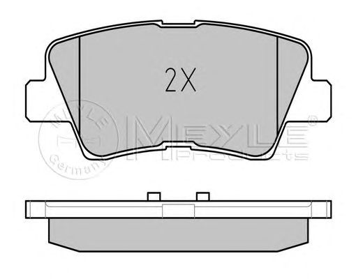 set placute frana,frana disc HYUNDAI TUSCON/SONATA 04-/OPIRUS/SOUL/SSANGYONG 10-