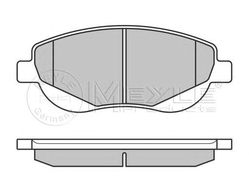 set placute frana,frana disc TOYOTA AVENSIS 09-10 2,2D4D