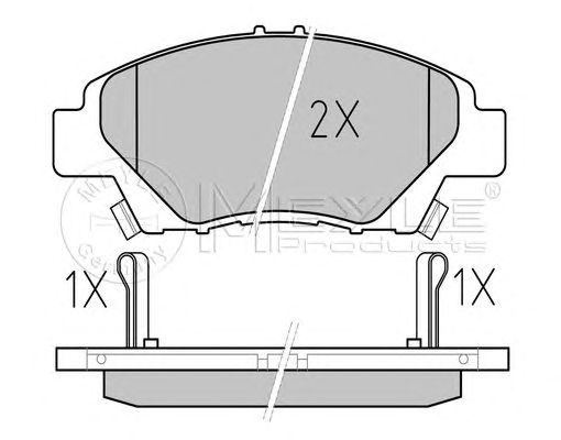 set placute frana,frana disc HONDA INSIGHT 09-/JAZZ/CITY 08-/CR-Z 10-