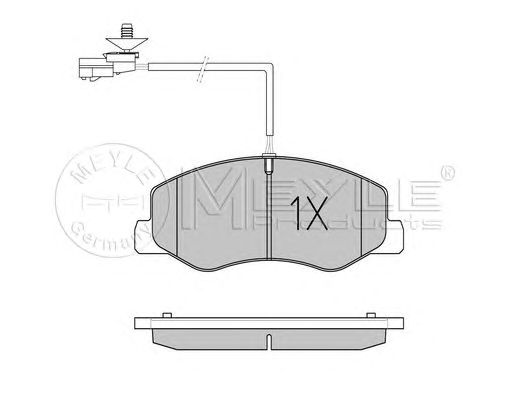 set placute frana,frana disc RENAULT MASTER 10-