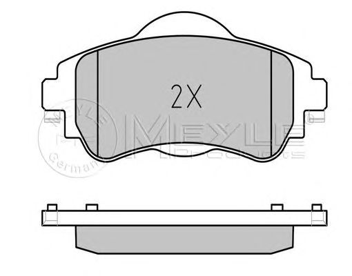 set placute frana,frana disc CITROEN C4 09- 1,9HDI/1,4VTI/DS4 1,6HDI