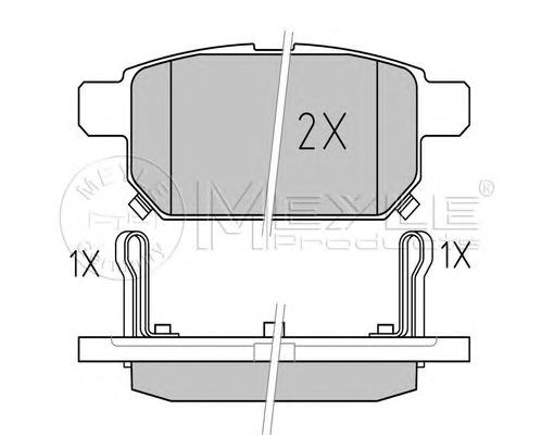 set placute frana,frana disc SUZUKI SWIFT 10-