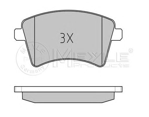 set placute frana,frana disc RENAULT KANGOO 02.08-