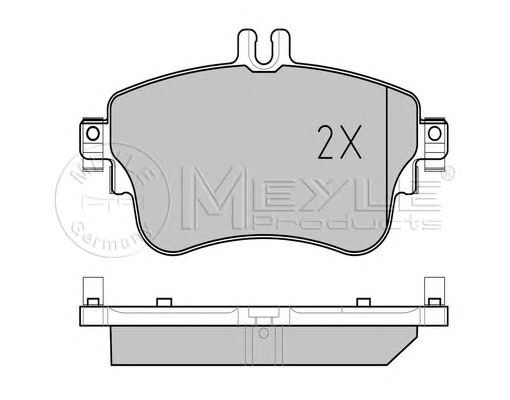 set placute frana,frana disc MERCEDES-BENZ W176/W246 A-CLASSE/B-CLASSE 11-