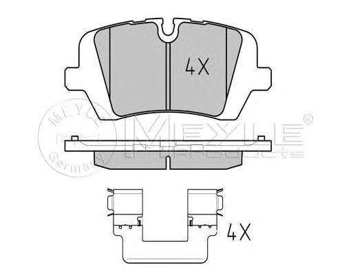 set placute frana,frana disc LANDROVER RANGE ROVER 11-