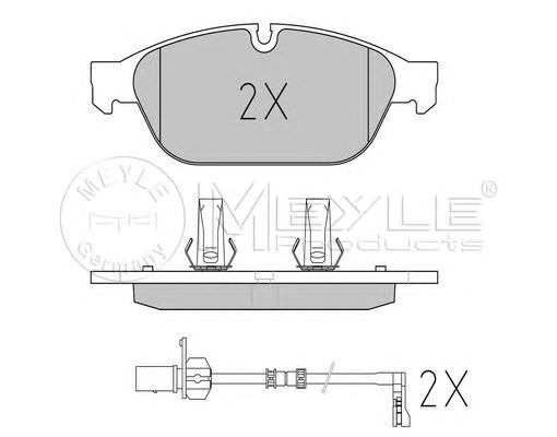 set placute frana,frana disc AUDI A6 09-/A8 09- 356MM