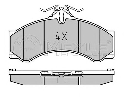 set placute frana,frana disc MERCEDES-BENZ SPRINTER 208-414 95-