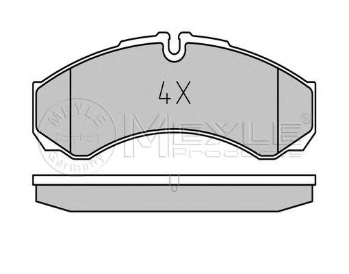 set placute frana,frana disc IVECO DAILY 96-