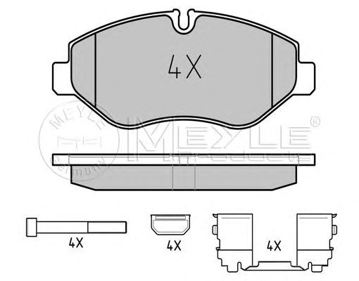 set placute frana,frana disc IVECO DAILY 06-