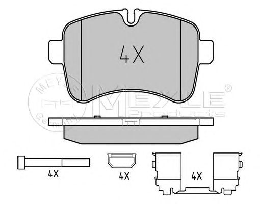 set placute frana,frana disc IVECO DAILY 06-14