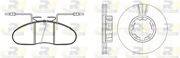 Set frana, frana disc